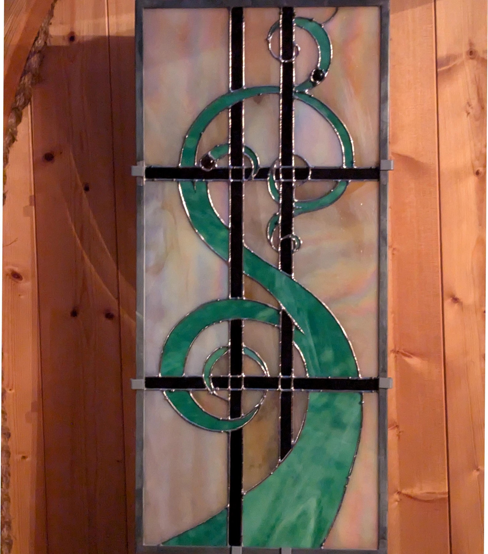 Paper Pattern for Stained Glass - Entwining by Neile Cooper [vine Panel ...