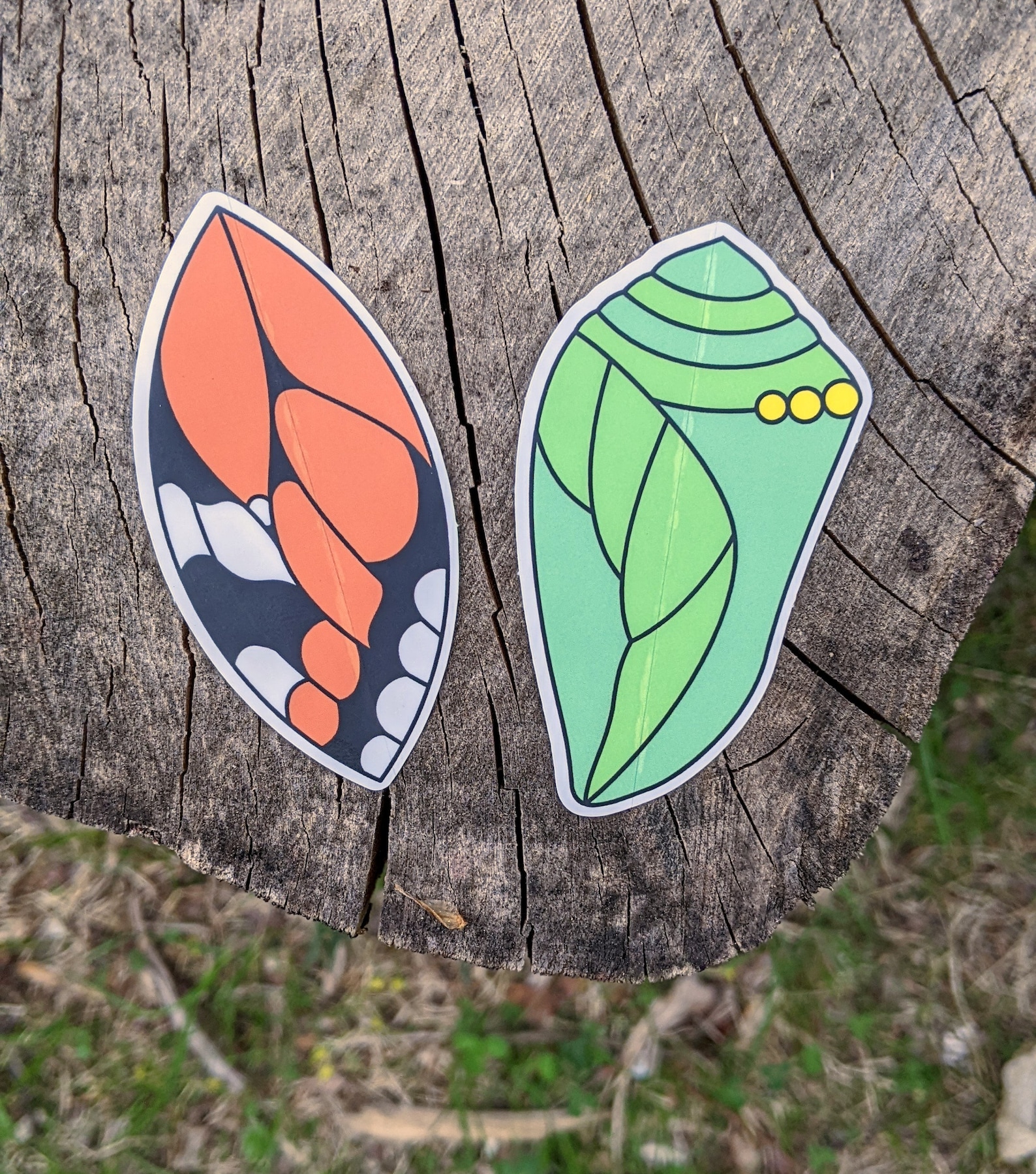 Monarch Butterfly Sticker Set - Etsy