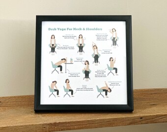 Yoga da scrivania per collo e spalle