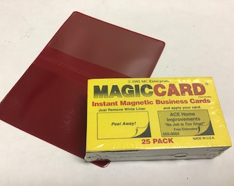 25 tarjetas de visita magnéticas instantáneas