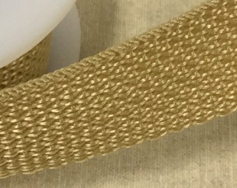 Cinturón de polipropileno dorado de 1"