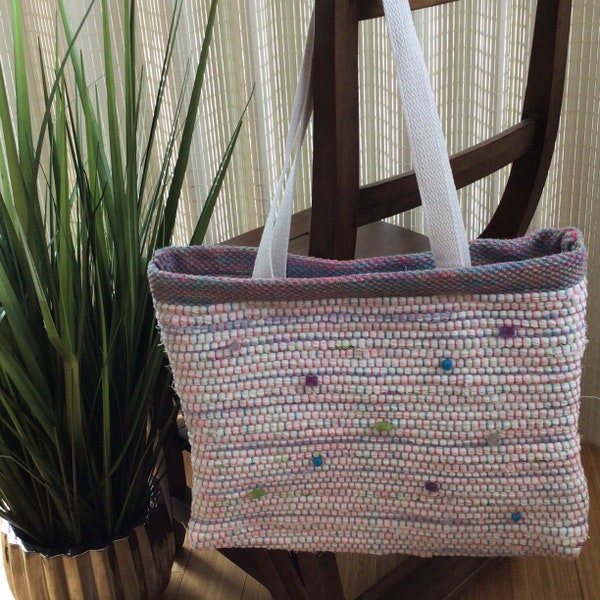 Rag Rug Tote Bag - Etsy