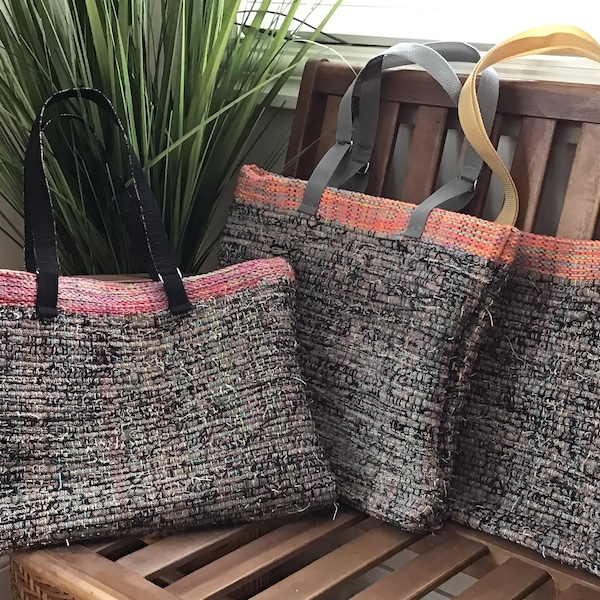 Rag Rug Tote Bag Etsy