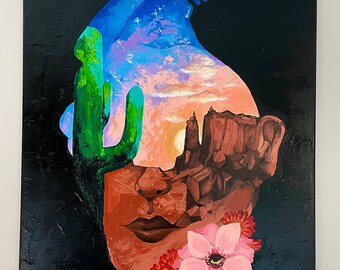 Desert Woman | Acrylic Painting | Original Artwork