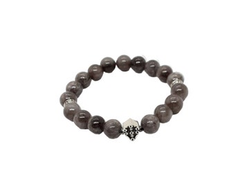 Gray Cross Bracelet