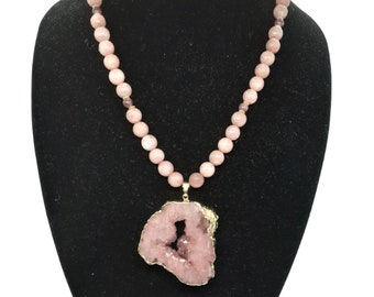 Dust Rose Necklace Set