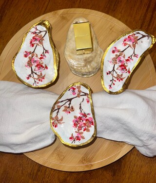 Flueyer Set 12 Portatovaglioli Con Fiori Artigianali: Decorazioni Tavola Per Matrimoni E Cene