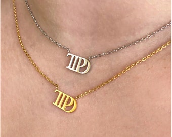 Collier TTPD, Bijoux TTPD, Collier Swiftie, Collier du département des poètes torturés, Version Taylor, Cadeau pour Swiftie TNECKLACE