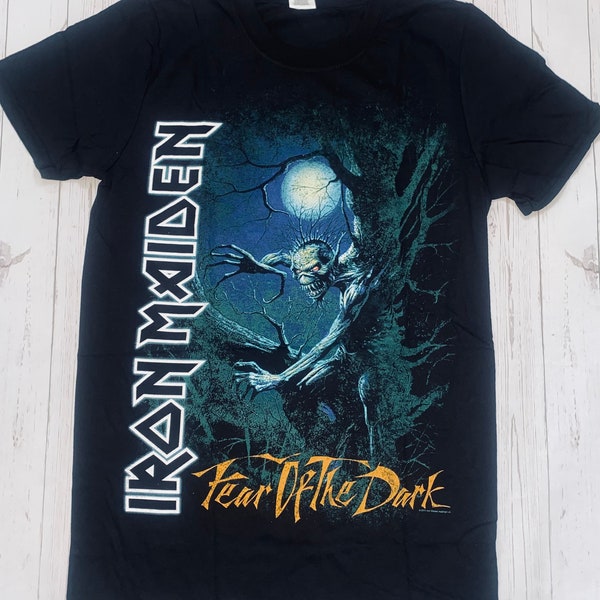 Official Iron Maiden Fear Of The Dark Tree Sprite T-Shirt New Authentic Gift