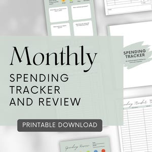 Spending Tracker | Monthly Expenses Tracker 2025 | Spending Log | Money Management Tool | Purchase Track Template | Track your Expenses
