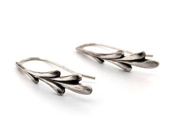 Sterling Silver Pussy Willow Earrings