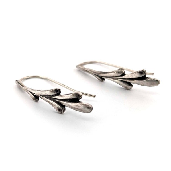 Sterling Silver Pussy Willow Earrings