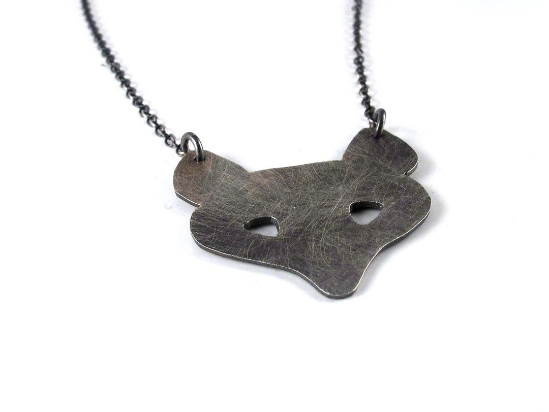 Silver Fox - Hand Cut Sterling Silver - Etsy