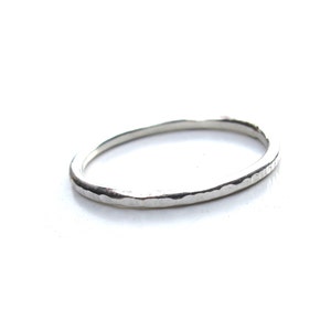 Single Sterling Silver Stacking Ring