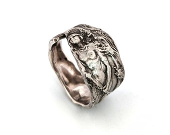 Maid of the Mist Ring in Sterling Silver Spoon Ring Wrap Ring