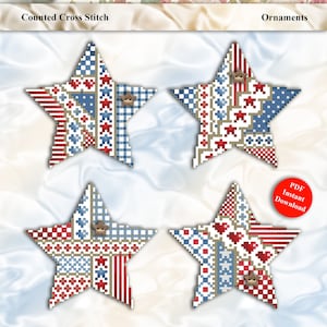 Kreuzstich Stickmuster für perforiertes Papier Instant Digital PDF Download von Pamela Kellogg