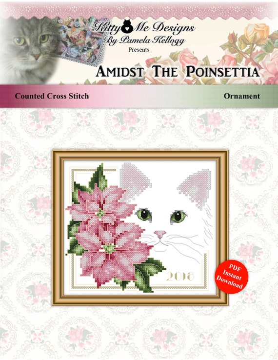 1 Kreuzstichmuster Katze Weihnachtsstern Ornament Download - Etsy sterreich