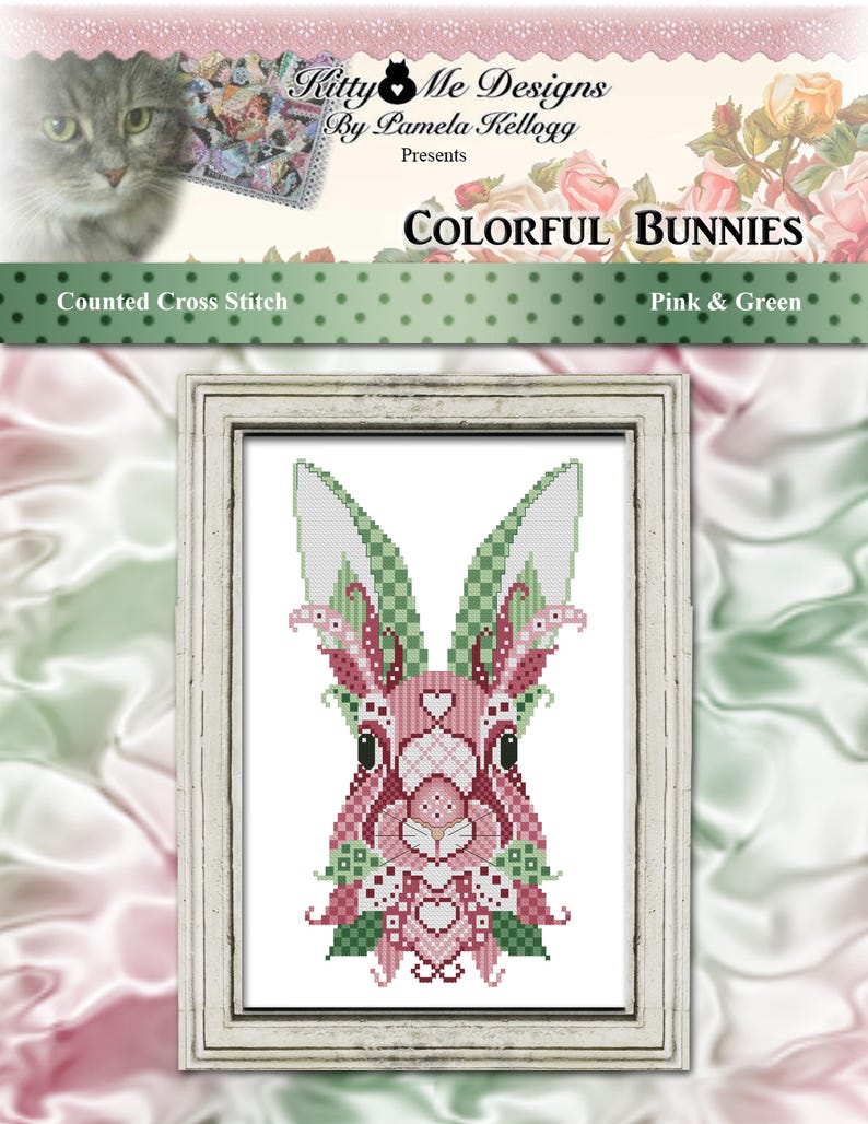 Easter Cross Stitch Pattern Chocolate Bunny Digital PDF Download by ...