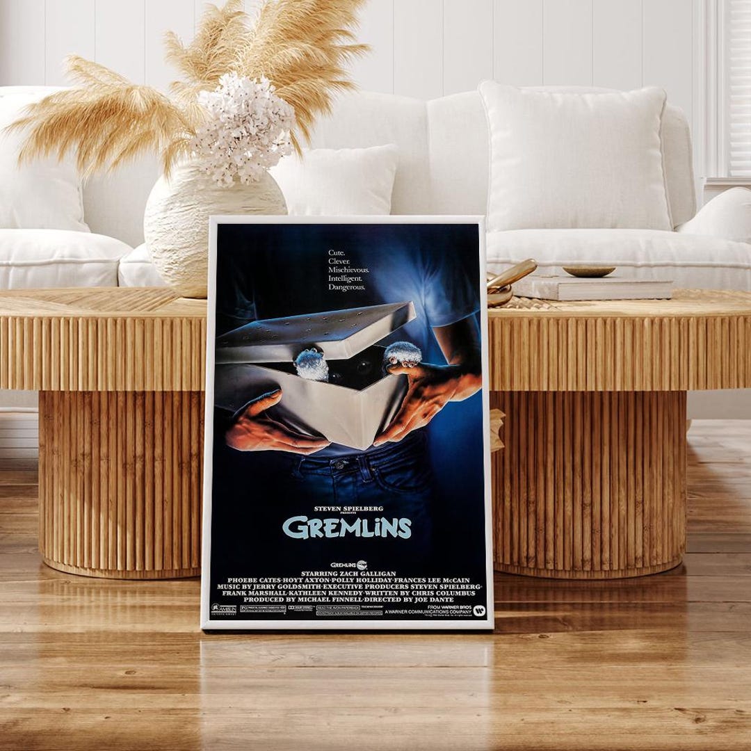Gremlins 1984 Movie Poster,wall Art for Living Room,vintage Poster Art