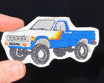 1981 Toyota SR5 4WD Sport Truck 310 Custom Embroidered Iron-On Patch Stout Hilux Vintage