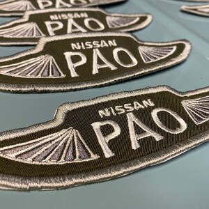 Nissan PAO Japanese Car Embroidered Patch Iron On Pike Factory image 2