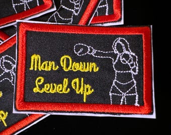 Wet Leg Man Down Level Up Band Moisturizer embroidered patch handmade