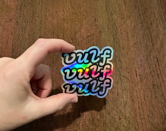 Vulfpeck Vulf holographic stickers! #VOSM Joe Dart Jack Stratton Theo Katzman Woody Goss