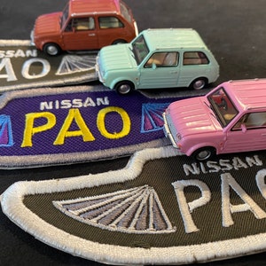 Nissan PAO Japanese Car Embroidered Patch Iron On Pike Factory image 1