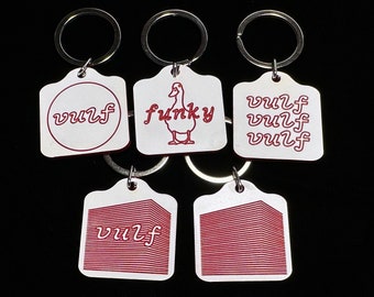 VULF Vulfpeck #VOSM Keychain Thrill Of The Arts Funky Duck Laser Engraved Acrylic Joe Dart Jack Stratton Theo Katzman Woody Goss