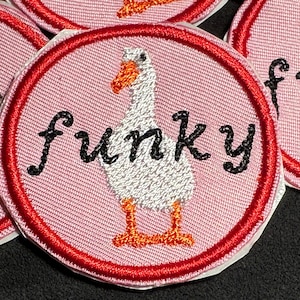 Vulf Vulfpeck #VOSM Funky Duck individuell gesticktes Aufbügler Stickbild