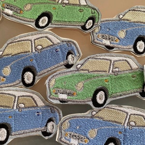 Nissan FIGARO Japanese Car Embroidered Patch Iron On Pike Factory JDM Custom Options Available