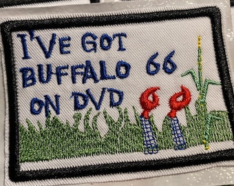 WET LEG band *Hester* I've got Buffalo 66 on DVD embroidered iron-on patch hand made
