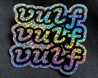 Vulfpeck Vulf glitter stickers! #VOSM Joe Dart Jack Stratton Theo Katzman Woody Goss
