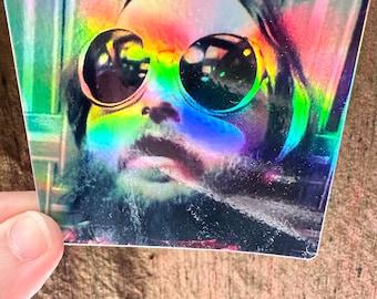 Pinback holgraphic sticker Dark Star John Carpenter