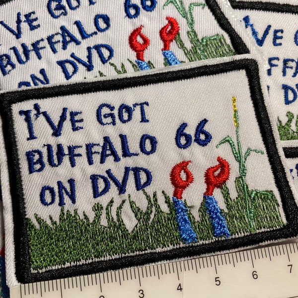 WET LEG band *Rhian* I've got Buffalo 66 on DVD embroidered iron-on patch hand made