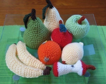 Beaut Fruit Platter (crochet pattern)