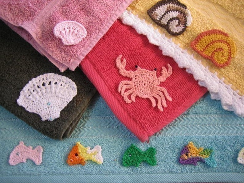 Treasures from the Queensland Beaches and Rockpools Crochet Patterns for Bookmarks and Motifs image 1