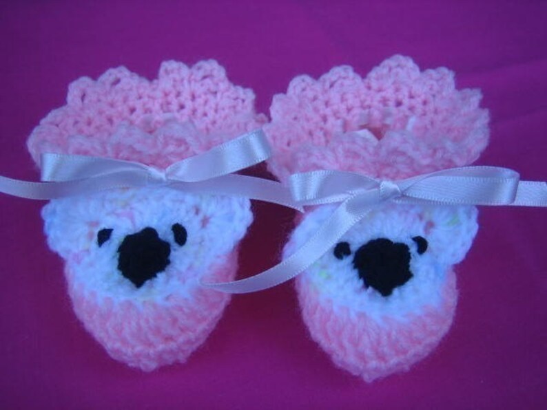 Koala Booties for little Tootsies cutesy crochet pattern Koala Booties for little Tootsies cutesy crochet pattern
