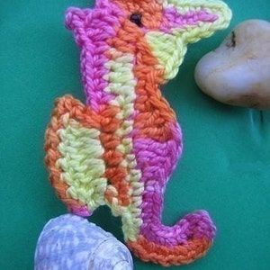 Aussie Beach Hair Accessories crochet patterns fish, seahorse, turtle image 3