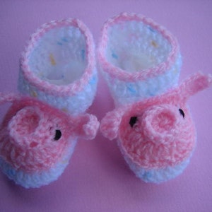 Year of the pig square, motif and baby gifts crochet pattern image 4