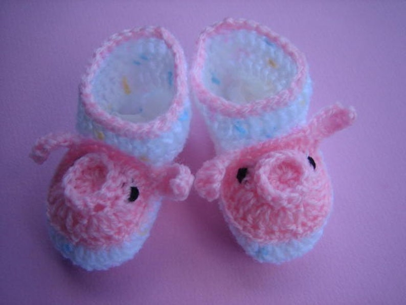 Year of the pig square, motif and baby gifts crochet pattern image 4