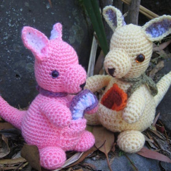 Wallaby joey - crochet pattern