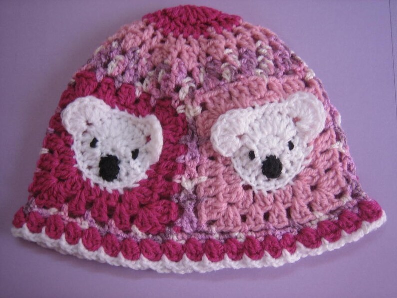 Koala Party Beanie and Scarf crochet Pattern Etsy