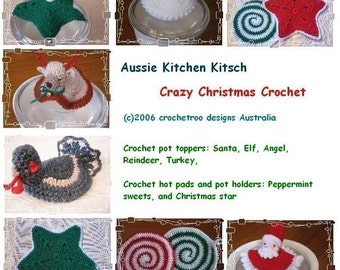 Crazy Christmas Crochet, Aussie Kitchen Kitsch (crochet patterns)