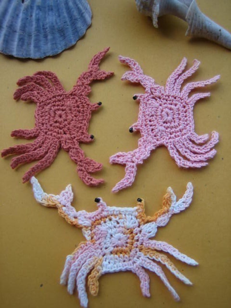 Treasures from the Queensland Beaches and Rockpools Crochet Patterns for Bookmarks and Motifs image 5