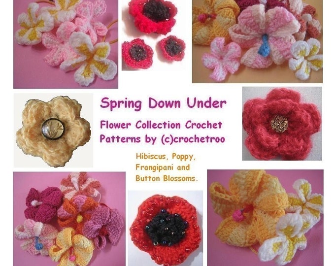 Spring Down Under (crochet Pattern Collection) - Etsy