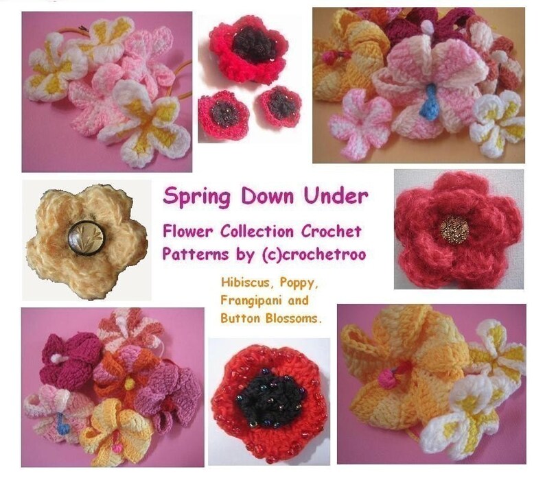 Spring Down Under Crochet Pattern Collection image 1