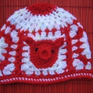 Year of the pig square, motif and baby gifts crochet pattern image 5