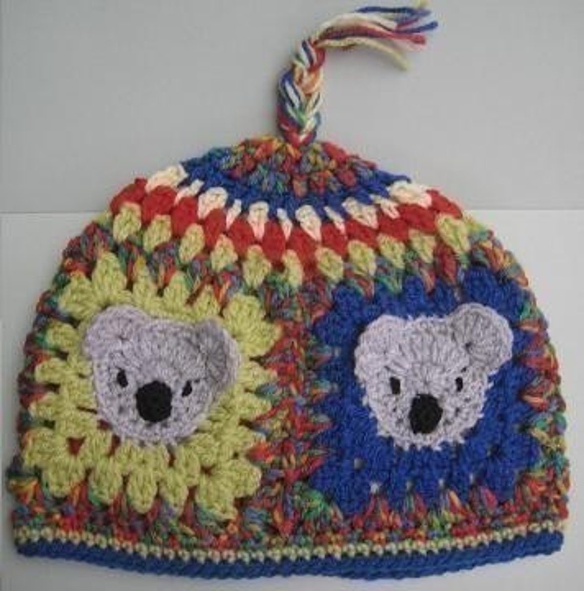 Koala Party Beanie and Scarf crochet Pattern Etsy