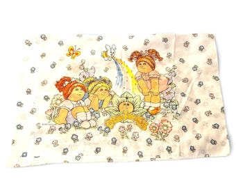 Cabbage Patch Kids 1983 Queen Size Pillowcase Licensed OAA Mint Condition 30x20”